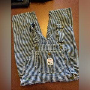Toddler Pointer Striped Overalls